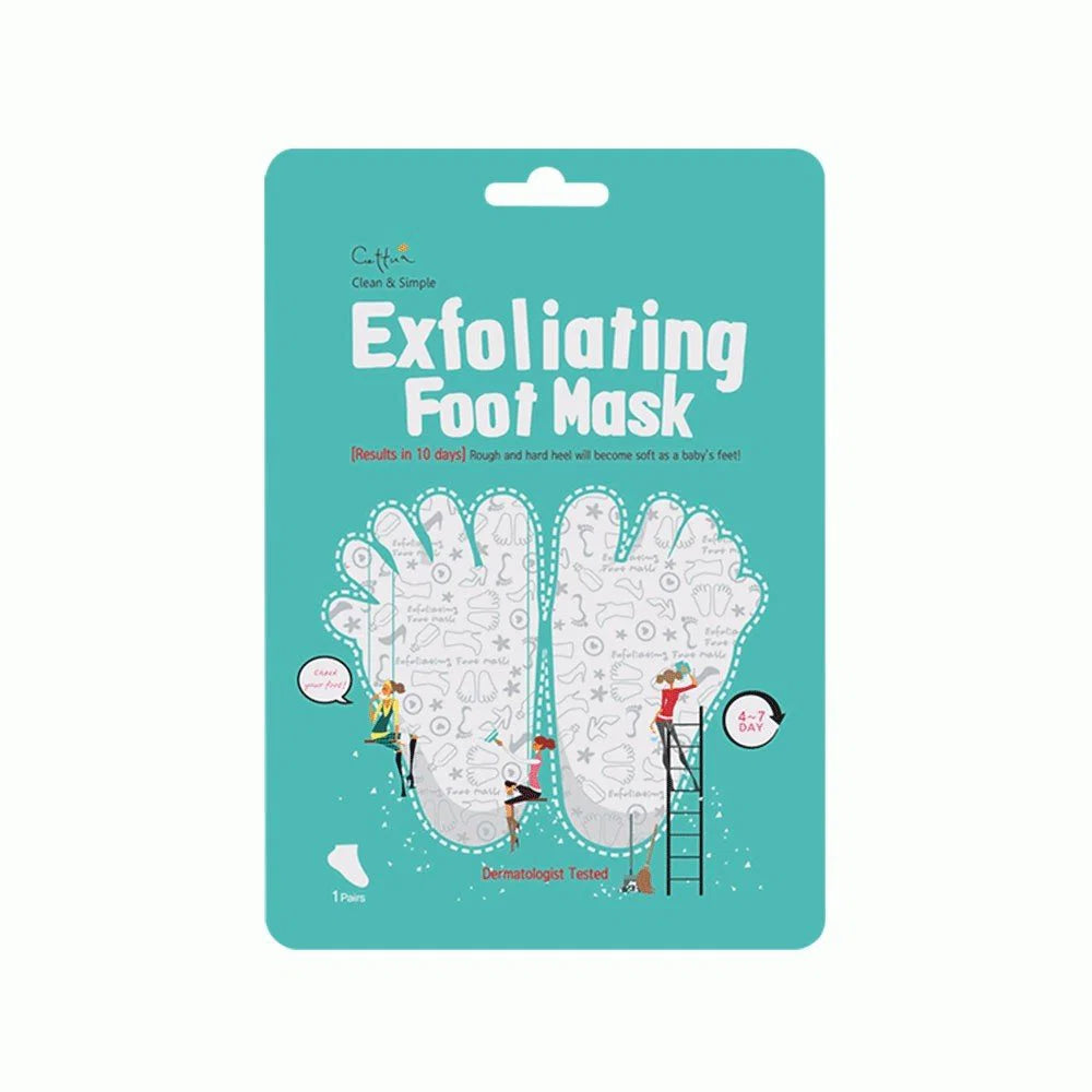 Cettua, Cettua, Exfoliating, Foot Sheet Mask, 2 pcs