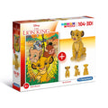 Clementoni, SuperColor, Lion King 3D, Puzzle, Unisex, 6+ years, 104 pcs