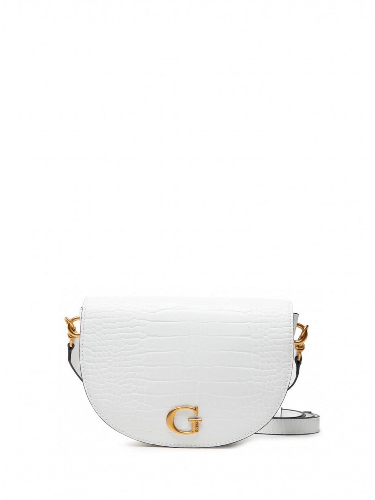 Guess, Danna, Polyurethane, Textile Bag, White, HWCA8420190WHI, For Women, 24 x 17 x 5 cm