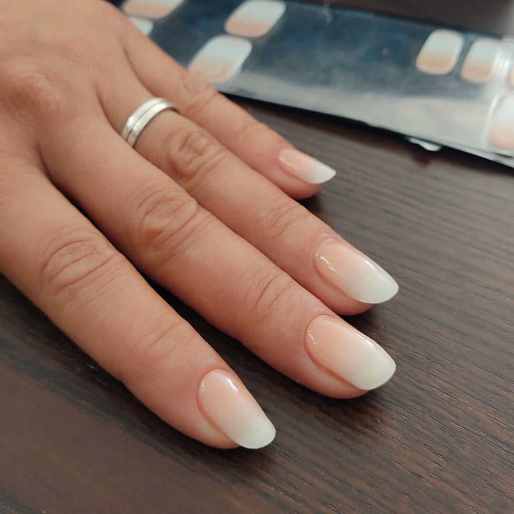 Láminas de Gel - Nude Baby Boomer - Nooves Nails